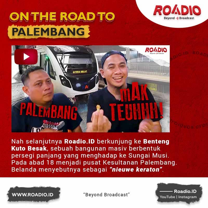 Roadio.ID goes to Palembang, perjalanan perdana.