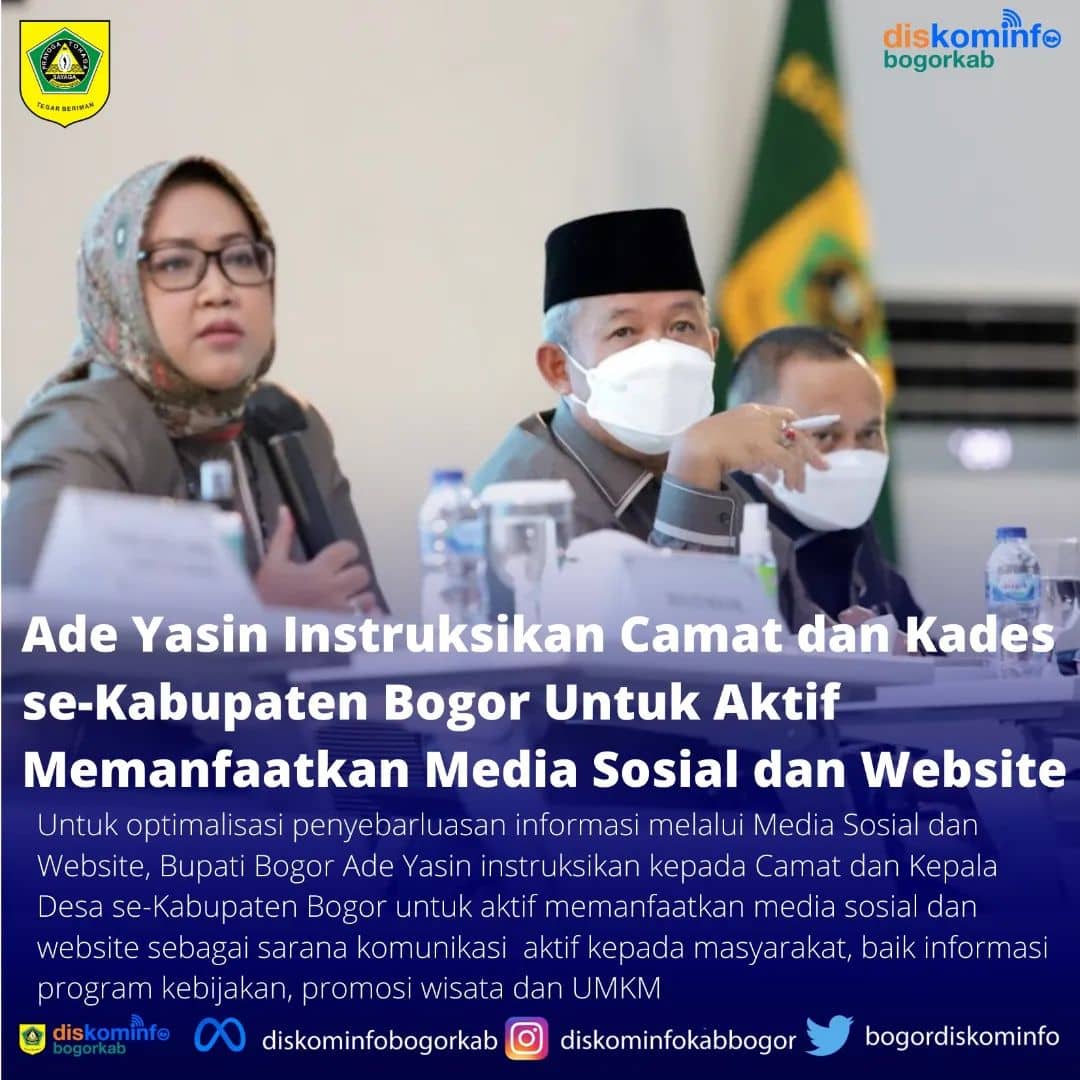 Diseminasi kinerja media sosial Kab Bogor