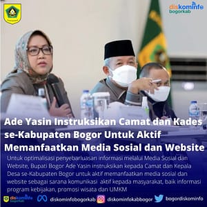 Diseminasi kinerja media sosial Kab Bogor